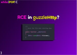 Start of RCE in guzzle http illustration